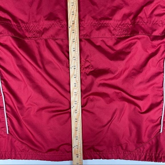 Kewl Jacket Red Polyester Full Zip Men's Size Medium Pockets Windbreaker - Picture 13 of 14